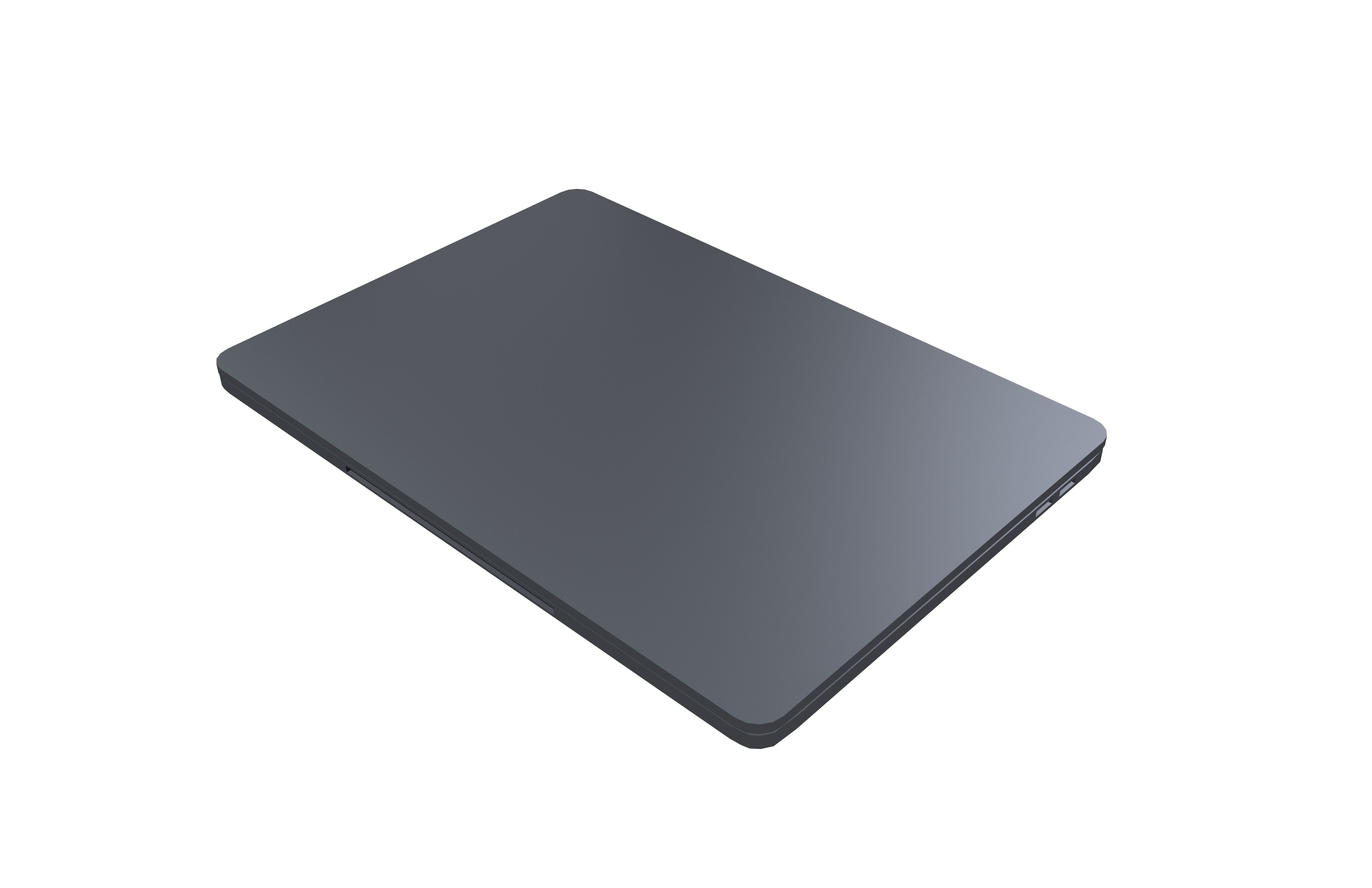 Laptop Close Mockup v1 003 Low-poly 3D model_2