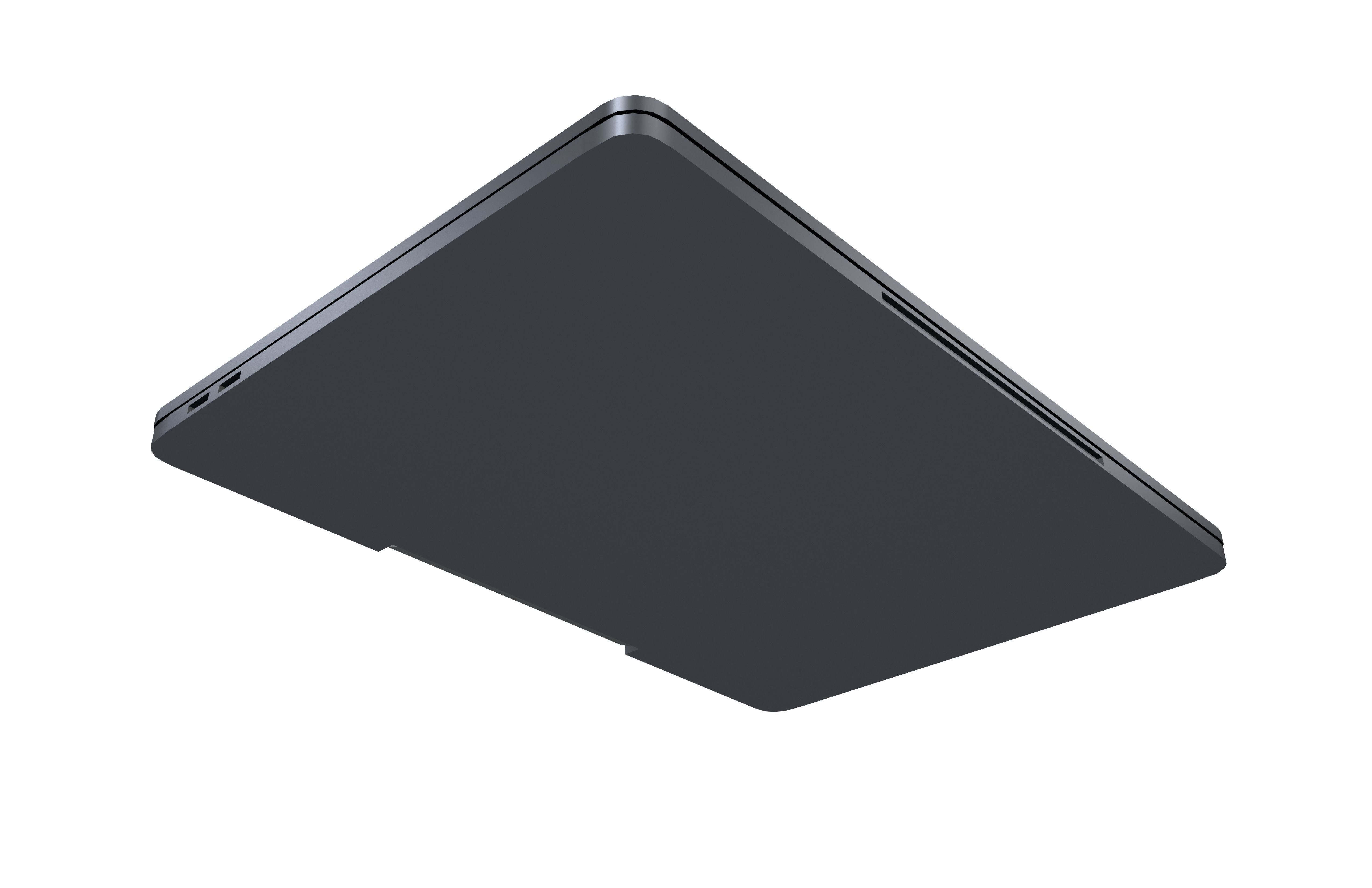 Laptop Close Mockup v1 003 Low-poly 3D model_3