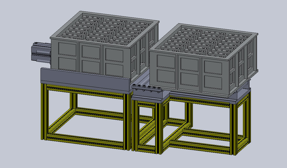 Lithium battery injection hole laser welding automatic machine 3D model_4