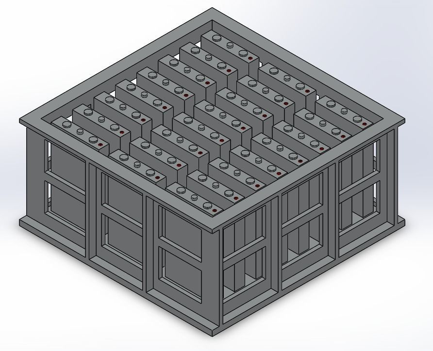 Lithium battery injection hole laser welding automatic machine 3D model_3