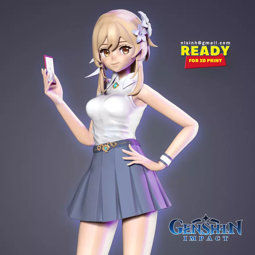 Traveler - Genshin Impact Fanart 3D print model