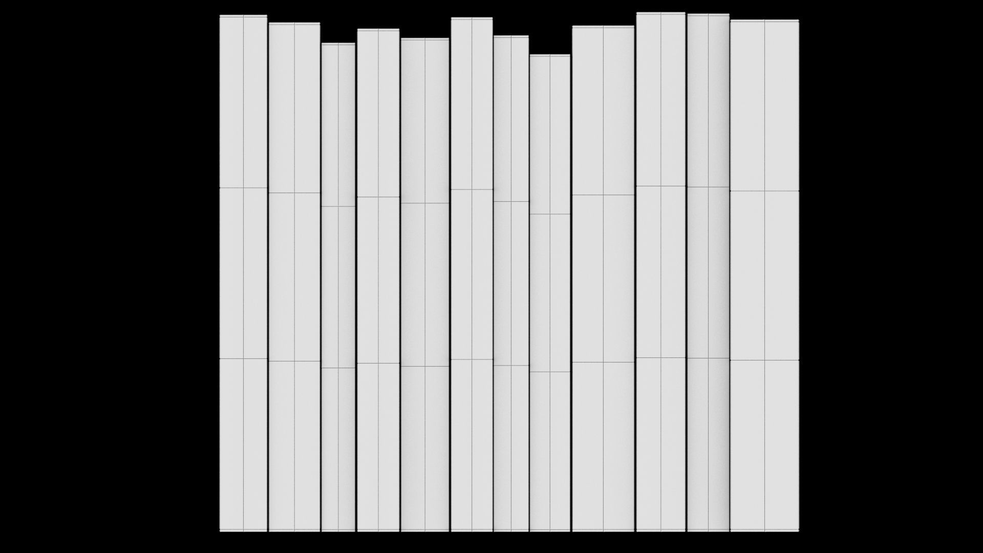 12 hardcover beige books 3D model_4