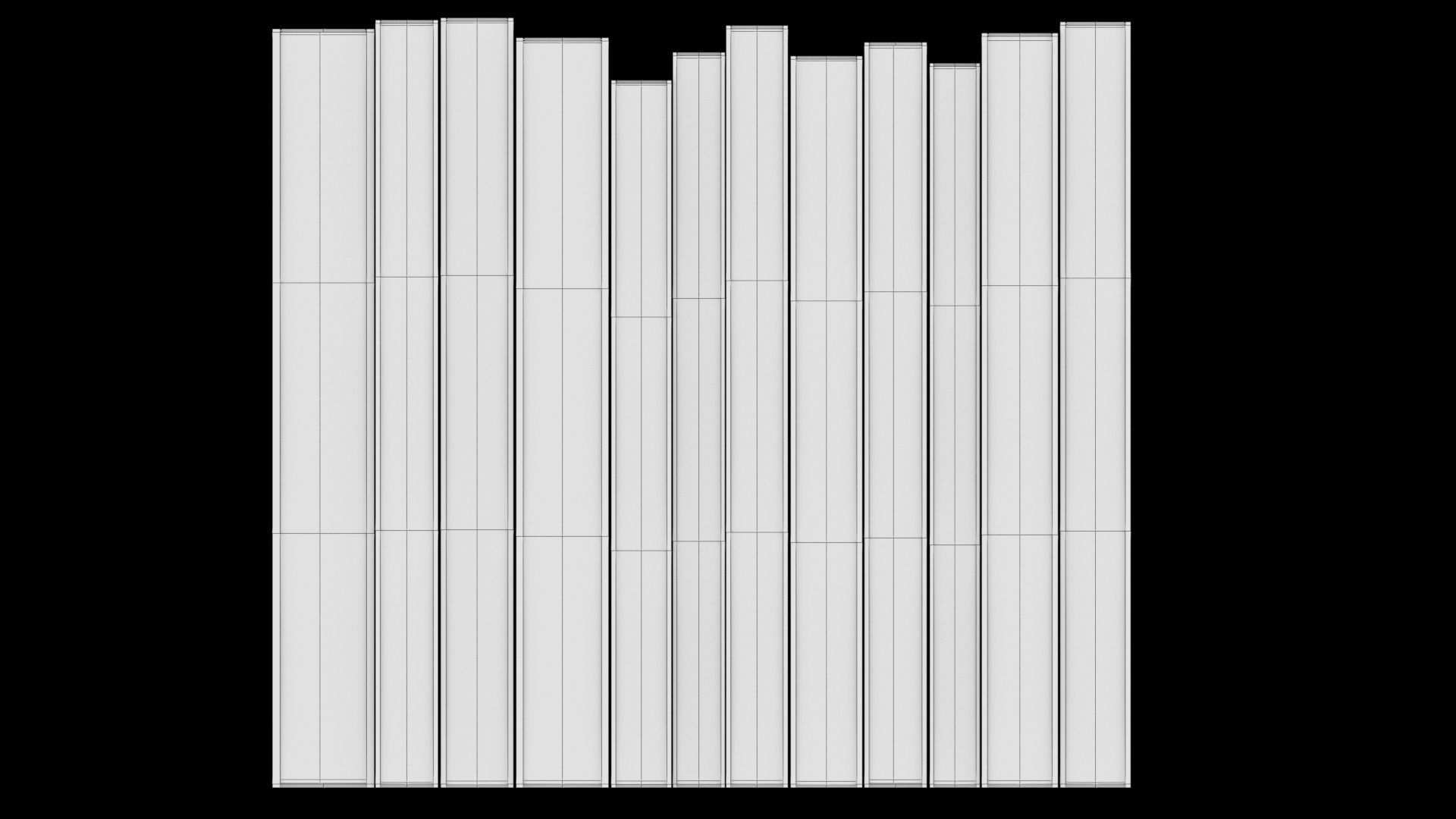 12 hardcover beige books 3D model_7