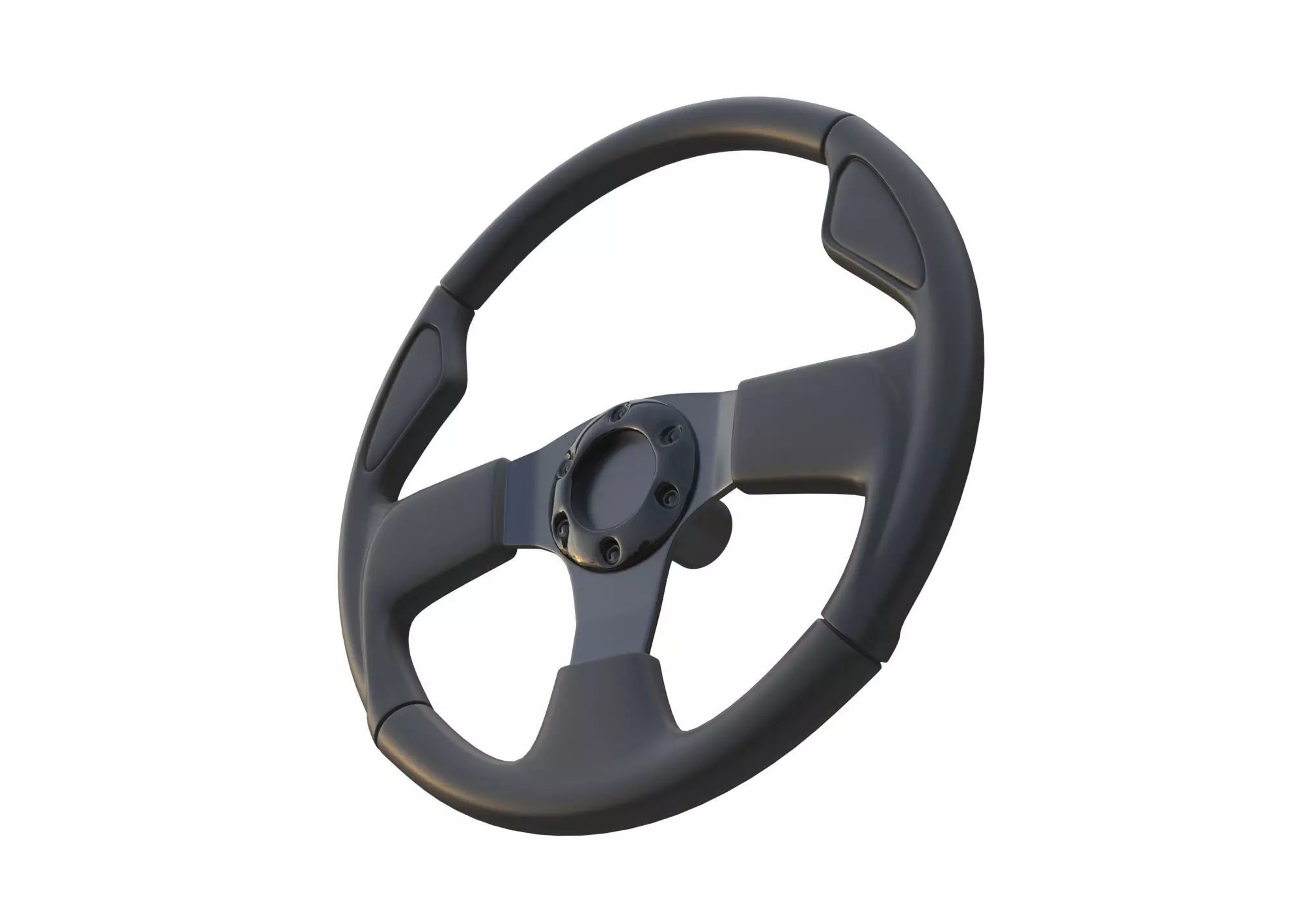 Steering Wheel 3D model 3D model_0