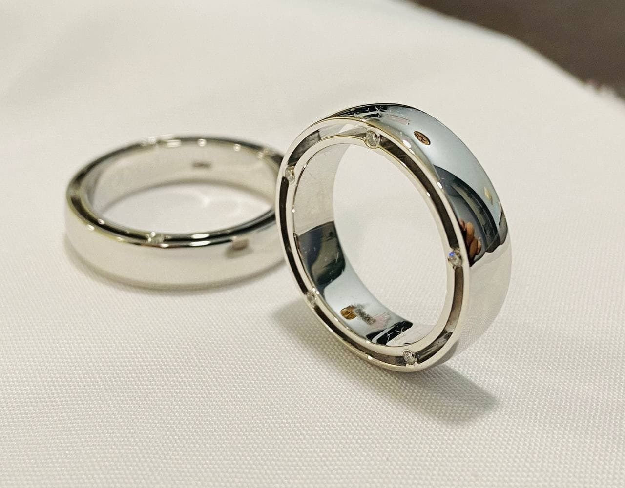 wedding rings 3D print model_1