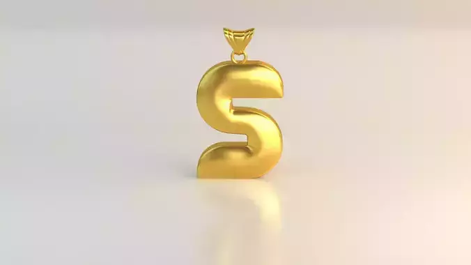 Pendant Letter S