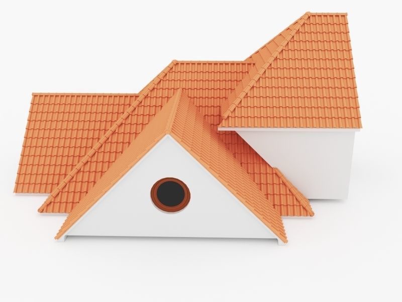 Realistic Roof Shingles 3 3D model_1