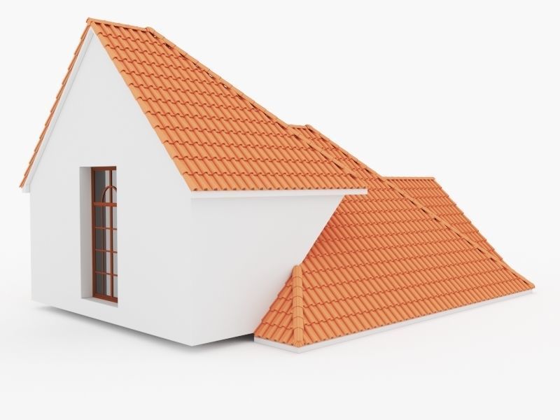 Realistic Roof Shingles 3 3D model_5