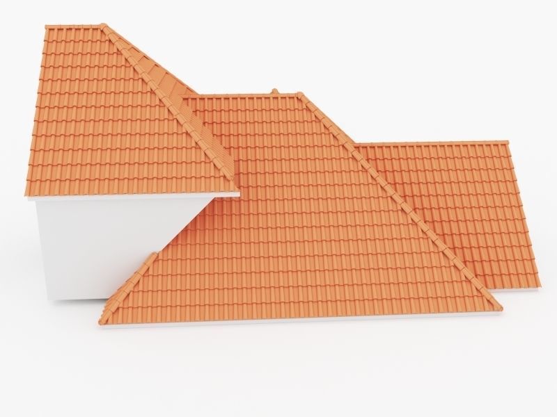 Realistic Roof Shingles 3 3D model_4