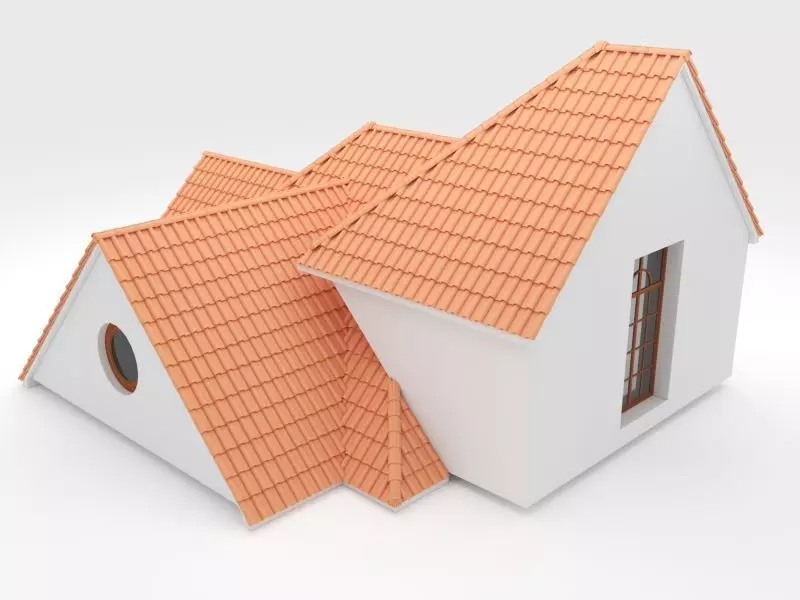 Realistic Roof Shingles 3 3D model_0