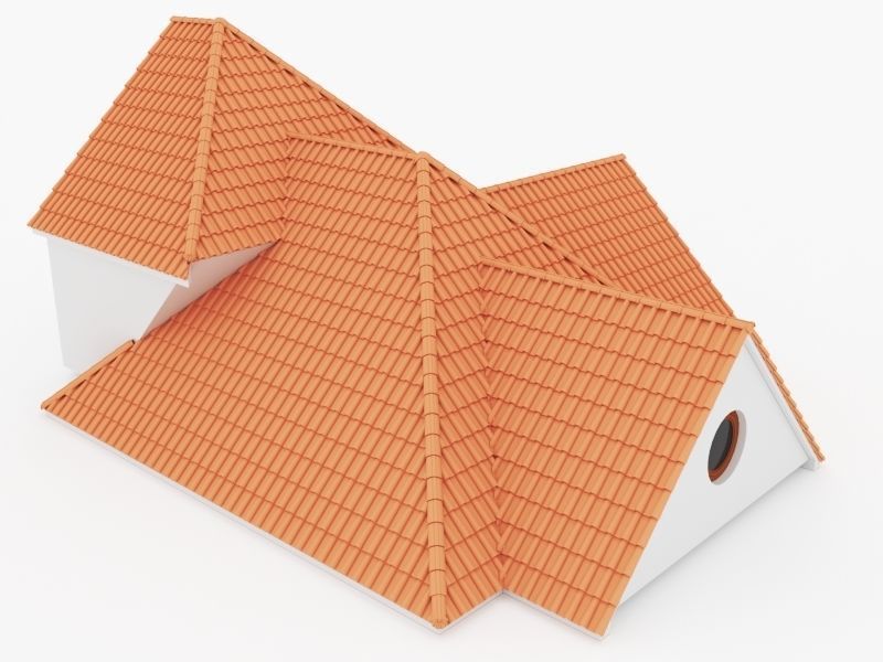 Realistic Roof Shingles 3 3D model_3