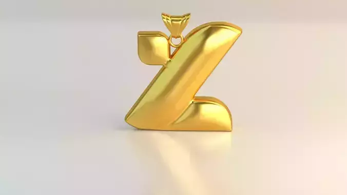 Pendant Letter Z