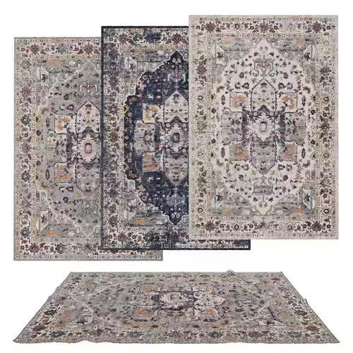 Rugs No 72 Low-poly 3D model