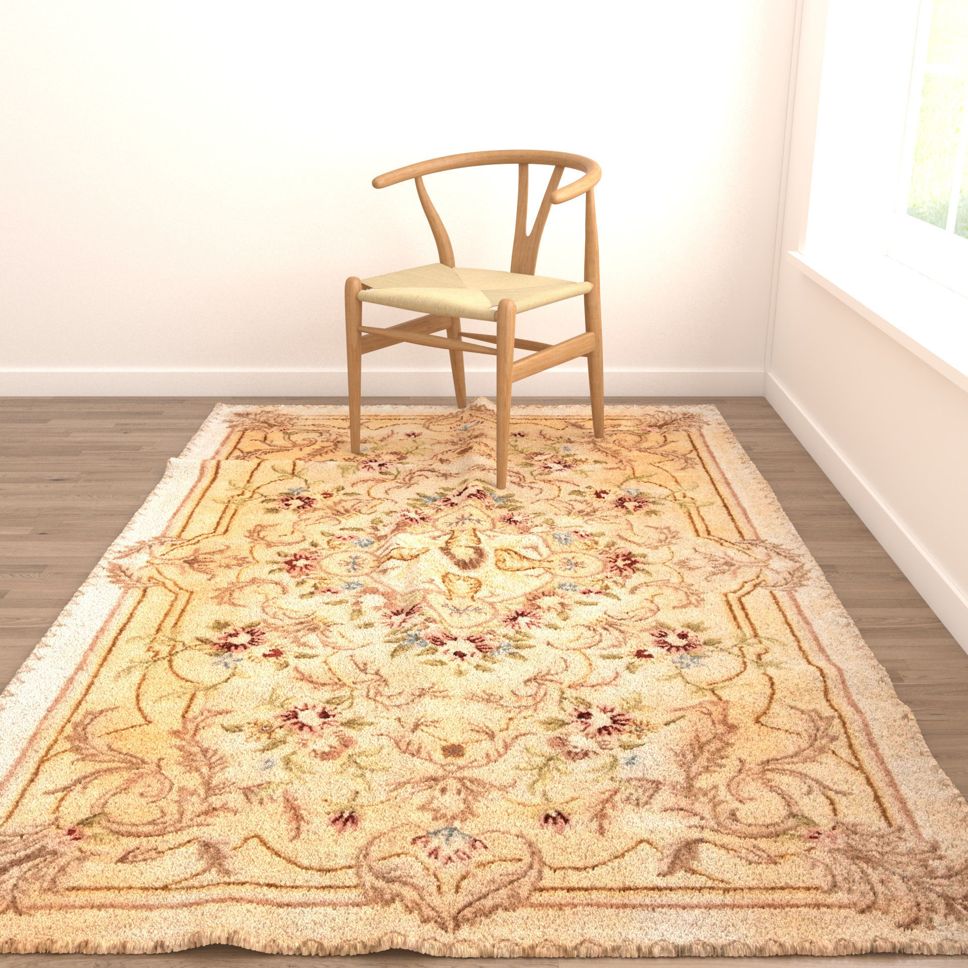 Rugs No 73 Low-poly 3D model_8
