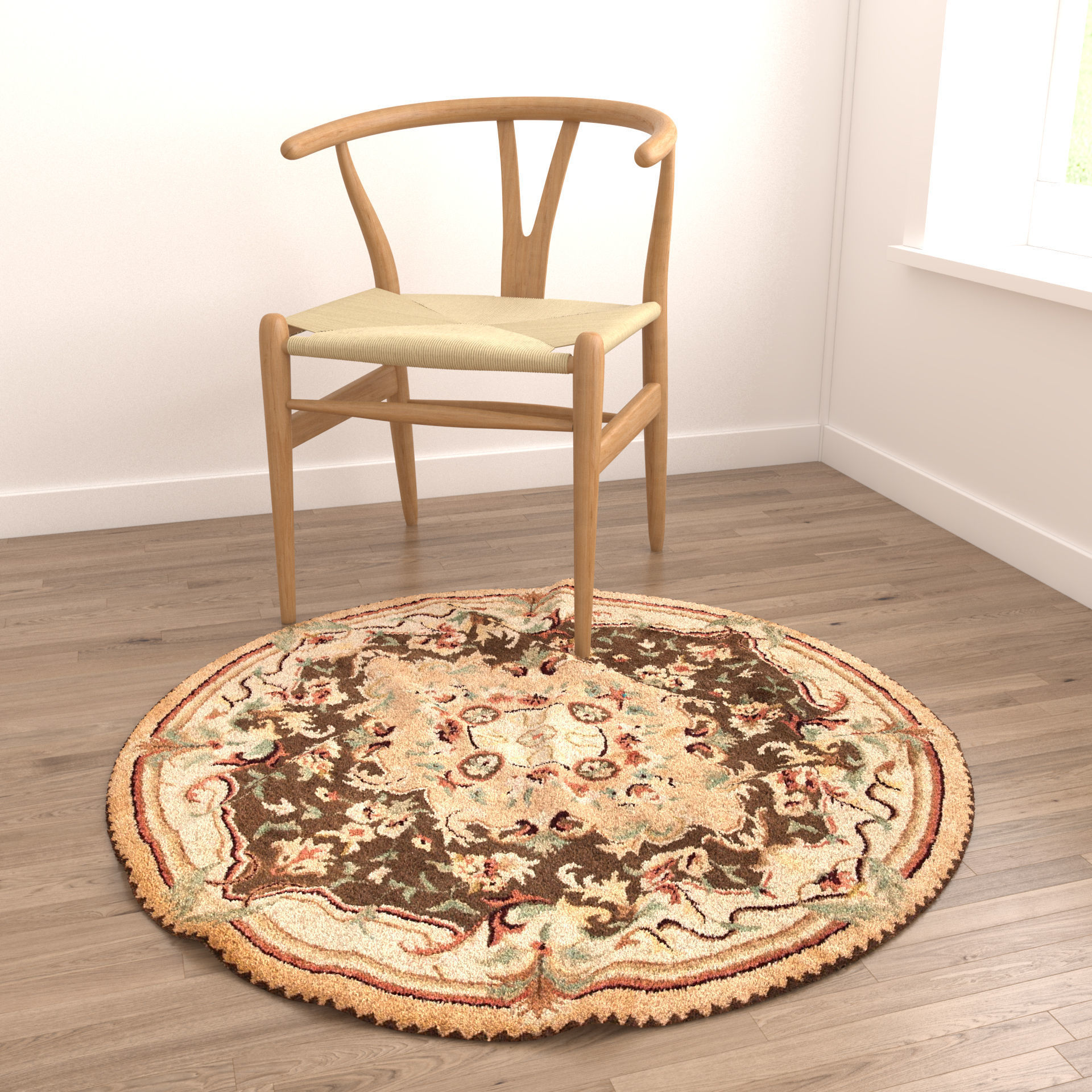 Rugs No 73 Low-poly 3D model_7