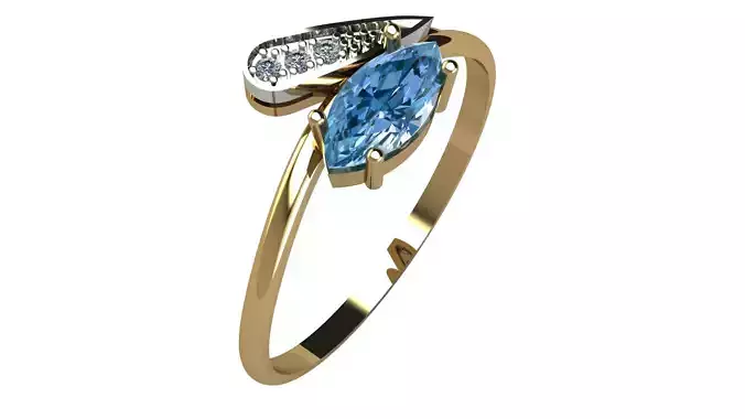 Ring with diamonds und2332