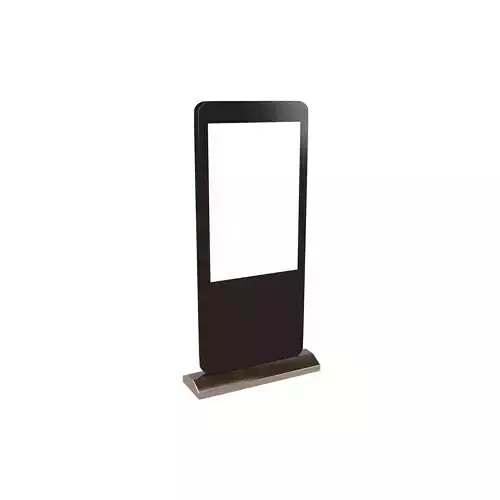 Advertising Display LCD Mockup v1 001 Low-poly 3D model