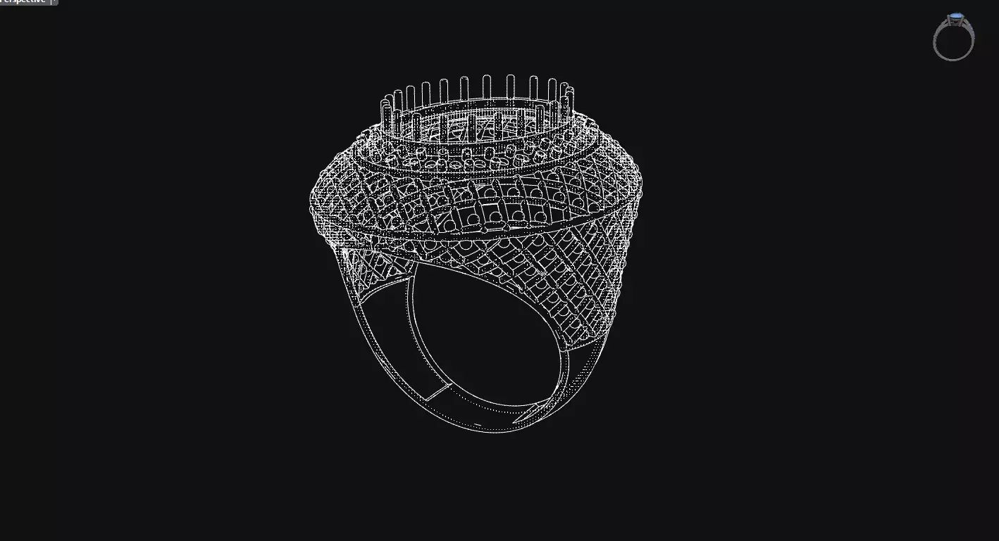 Womens ring Free 3D print model