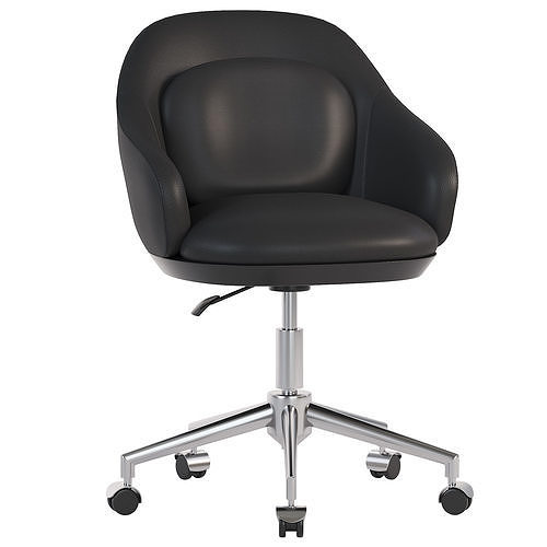 Office chair Low-poly 3D model