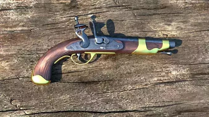 Pistol flintlock