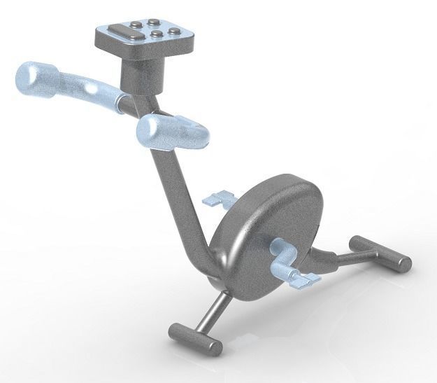 Gym Fitness Equipment 3D print model_2