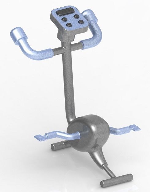 Gym Fitness Equipment 3D print model_1