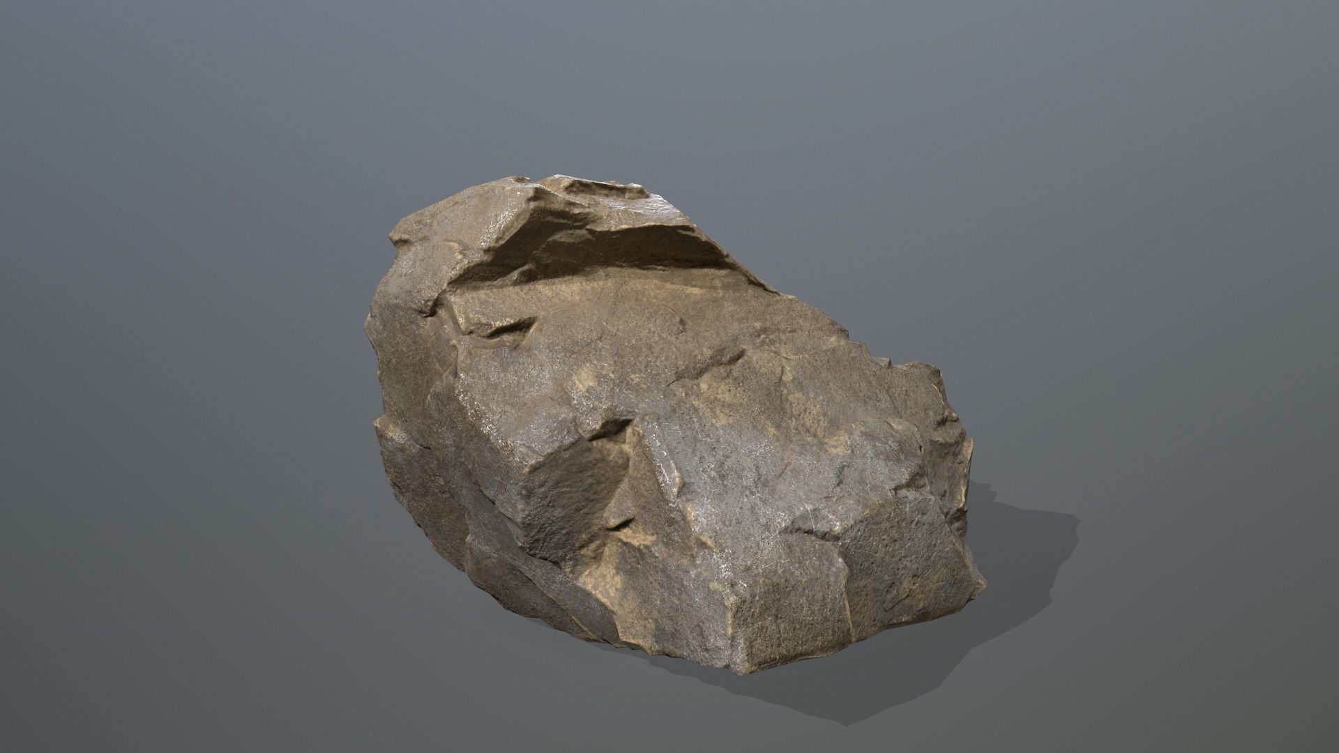 Rock Set Low-poly 3D model_21