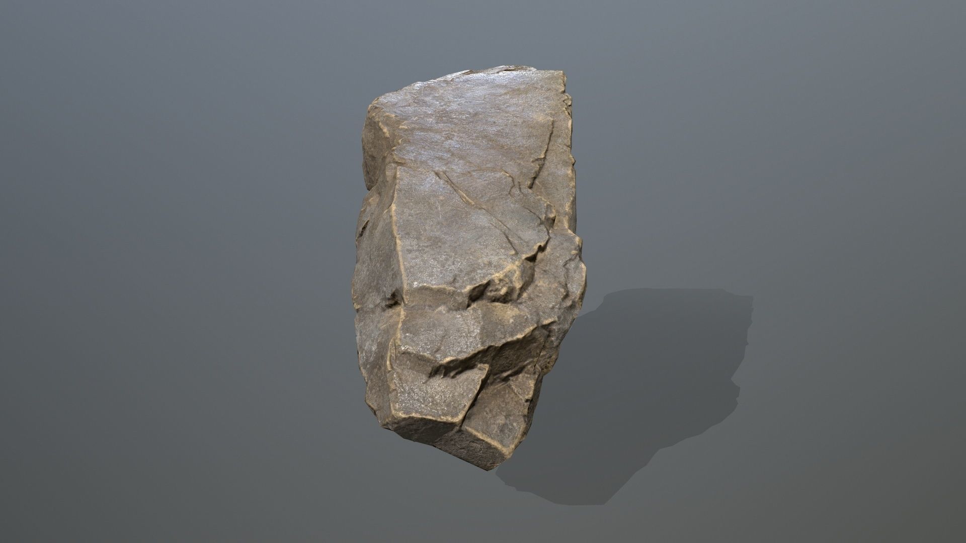 Rock Set Low-poly 3D model_18