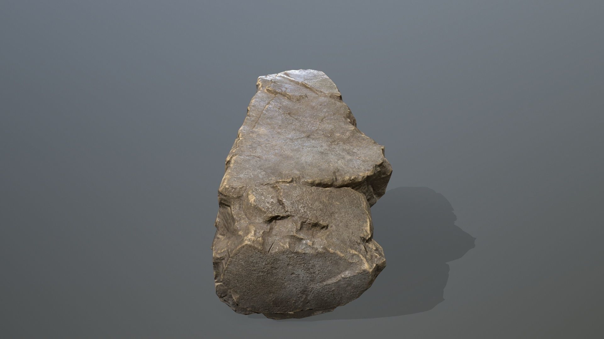 Rock Set Low-poly 3D model_16
