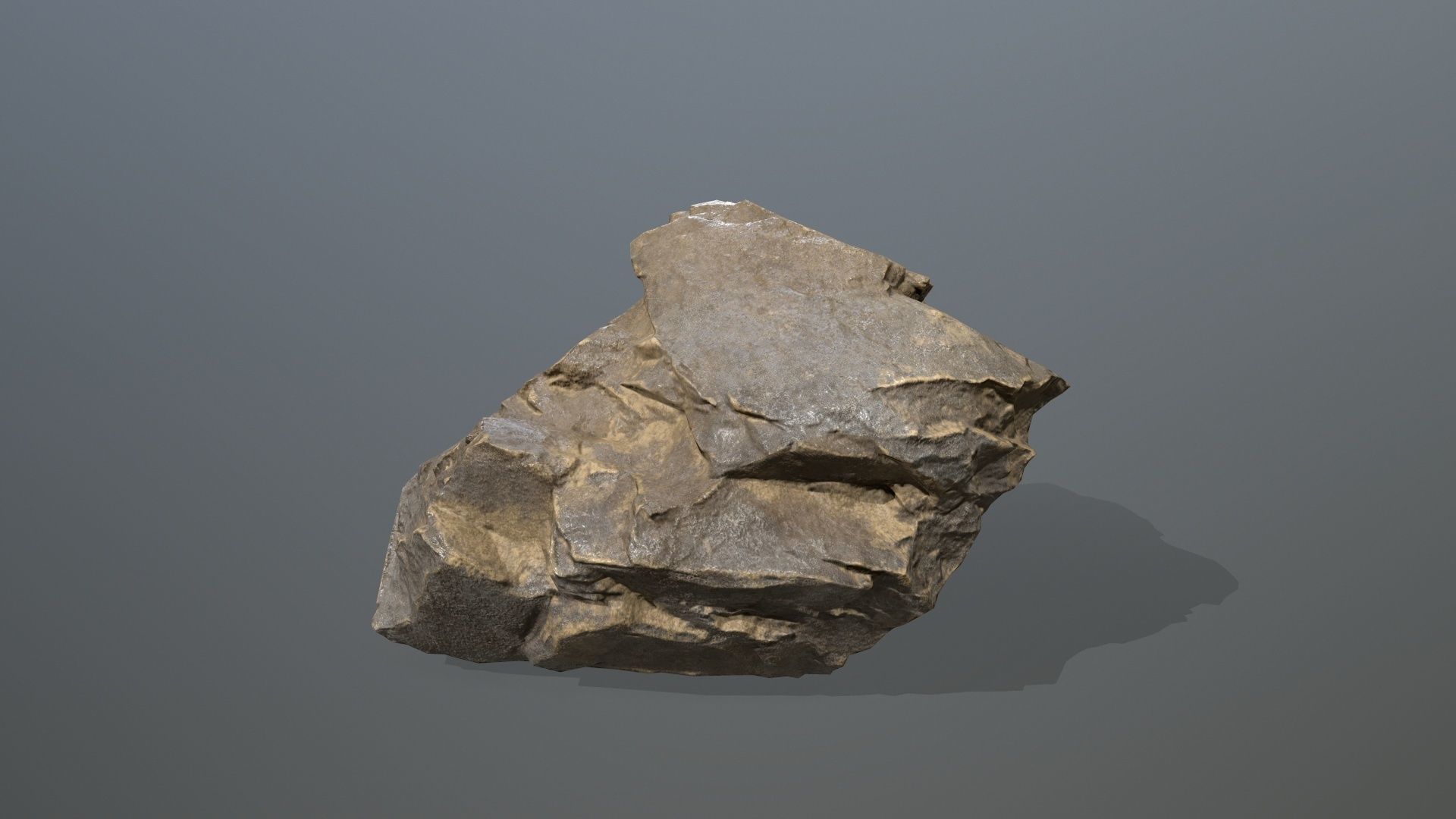 Rock Set Low-poly 3D model_20