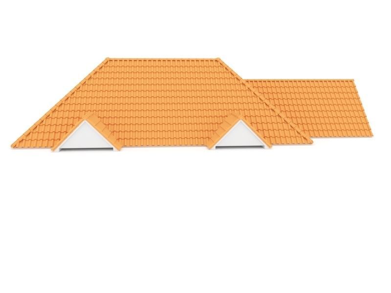 Realistic Roof Shingles 6 3D model_1