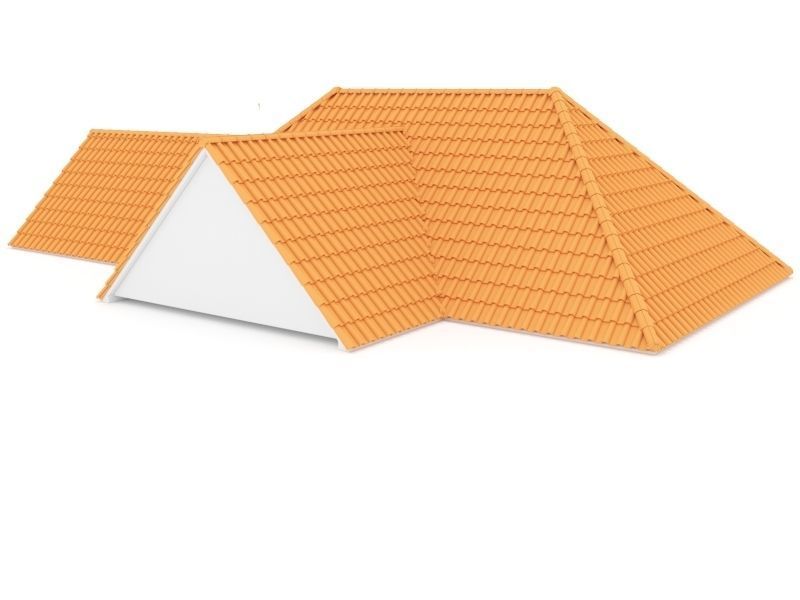 Realistic Roof Shingles 6 3D model_3