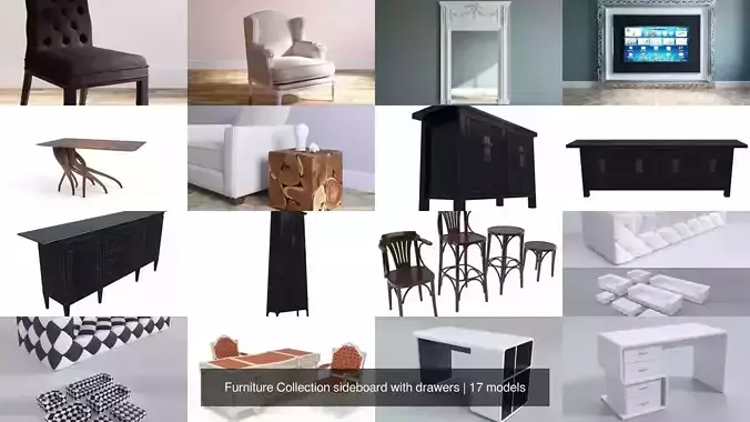 Furniture Collection sideboard with drawers