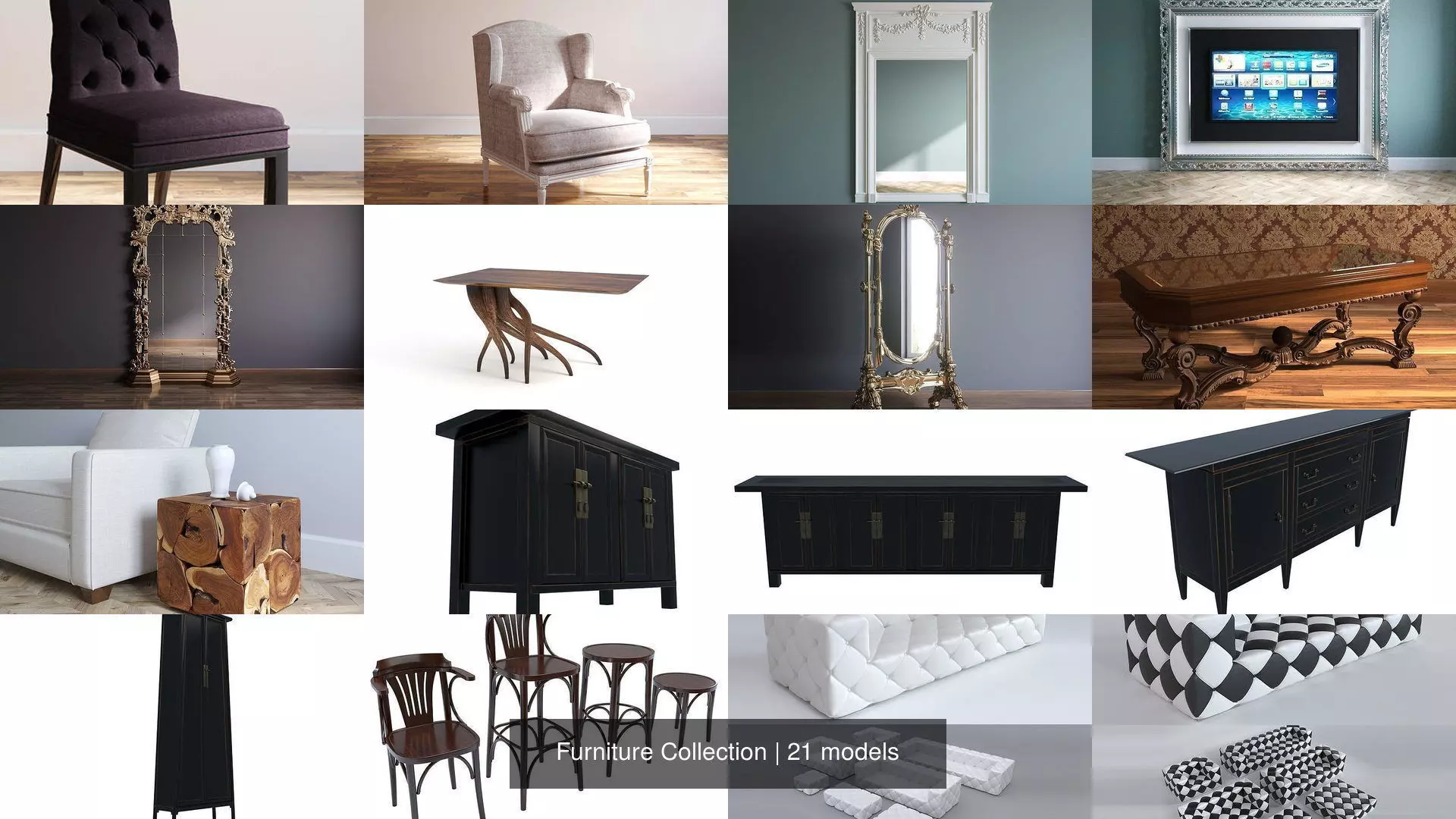 Furniture Collection sideboard with drawers _0