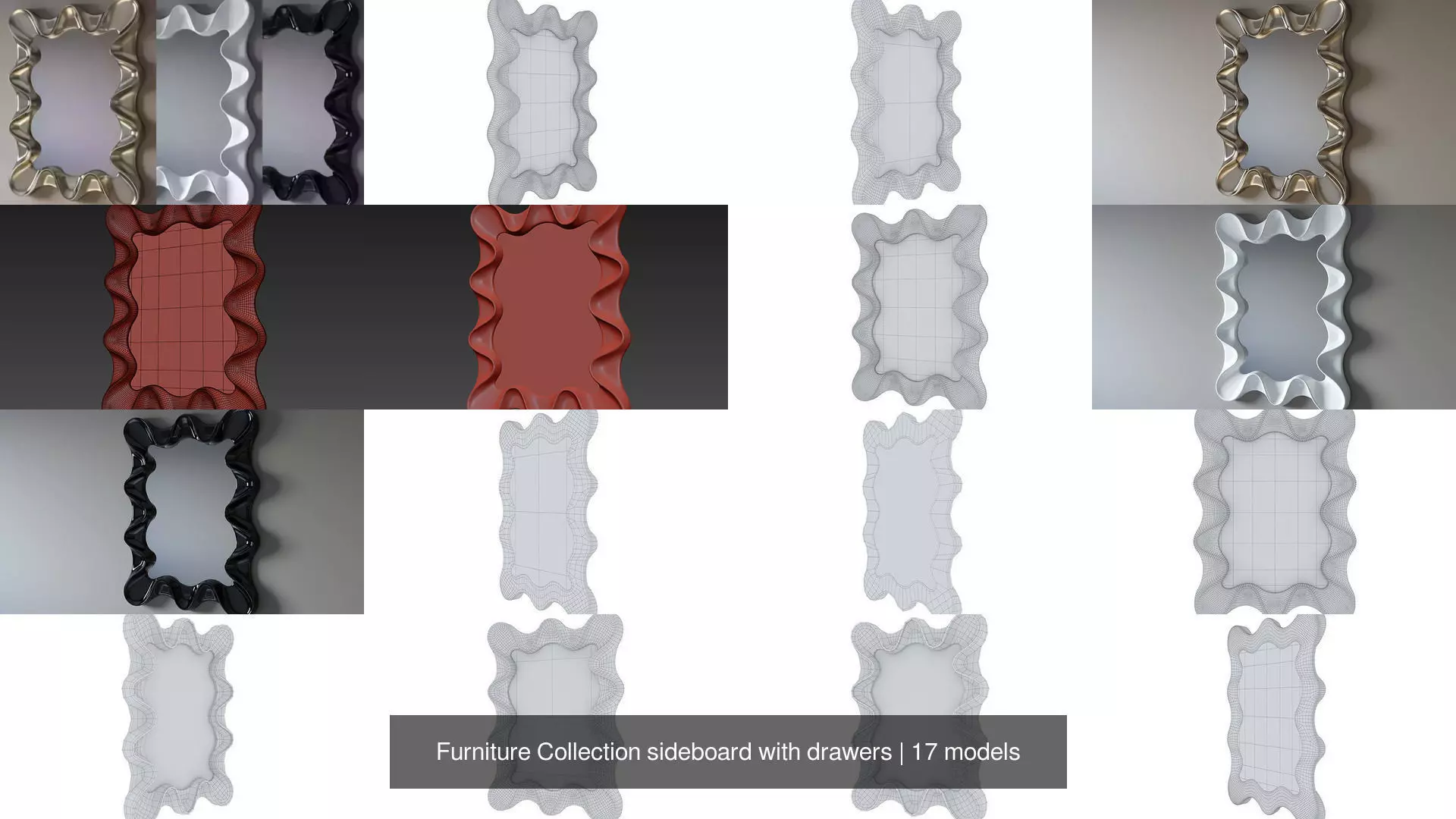 Furniture Collection sideboard with drawers _8