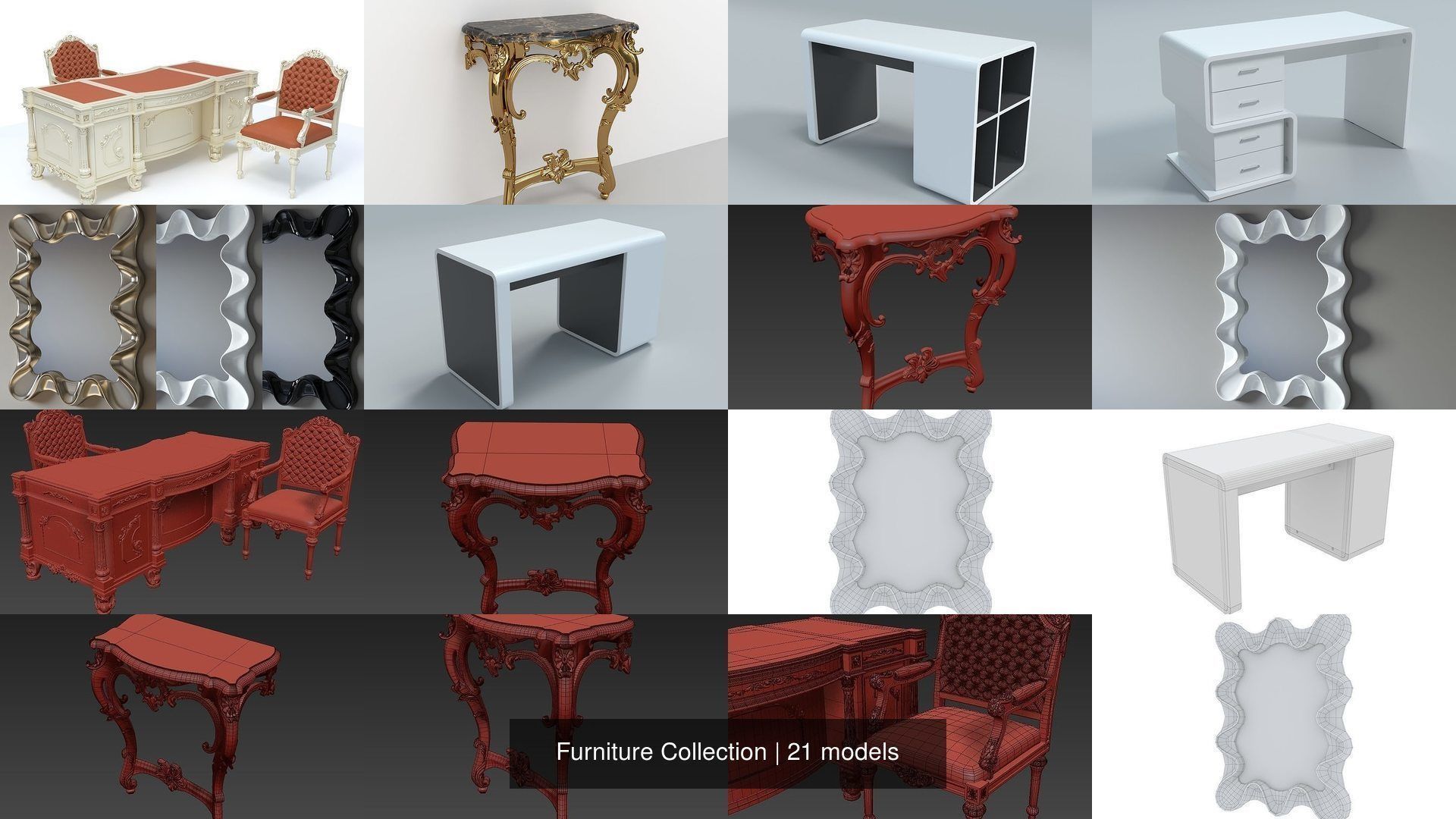 Furniture Collection sideboard with drawers _5