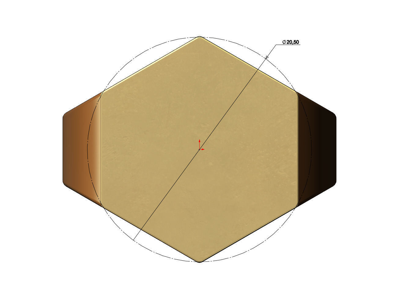 Large Engravble hexagonal signet ring US size 6to13 3D print model_4