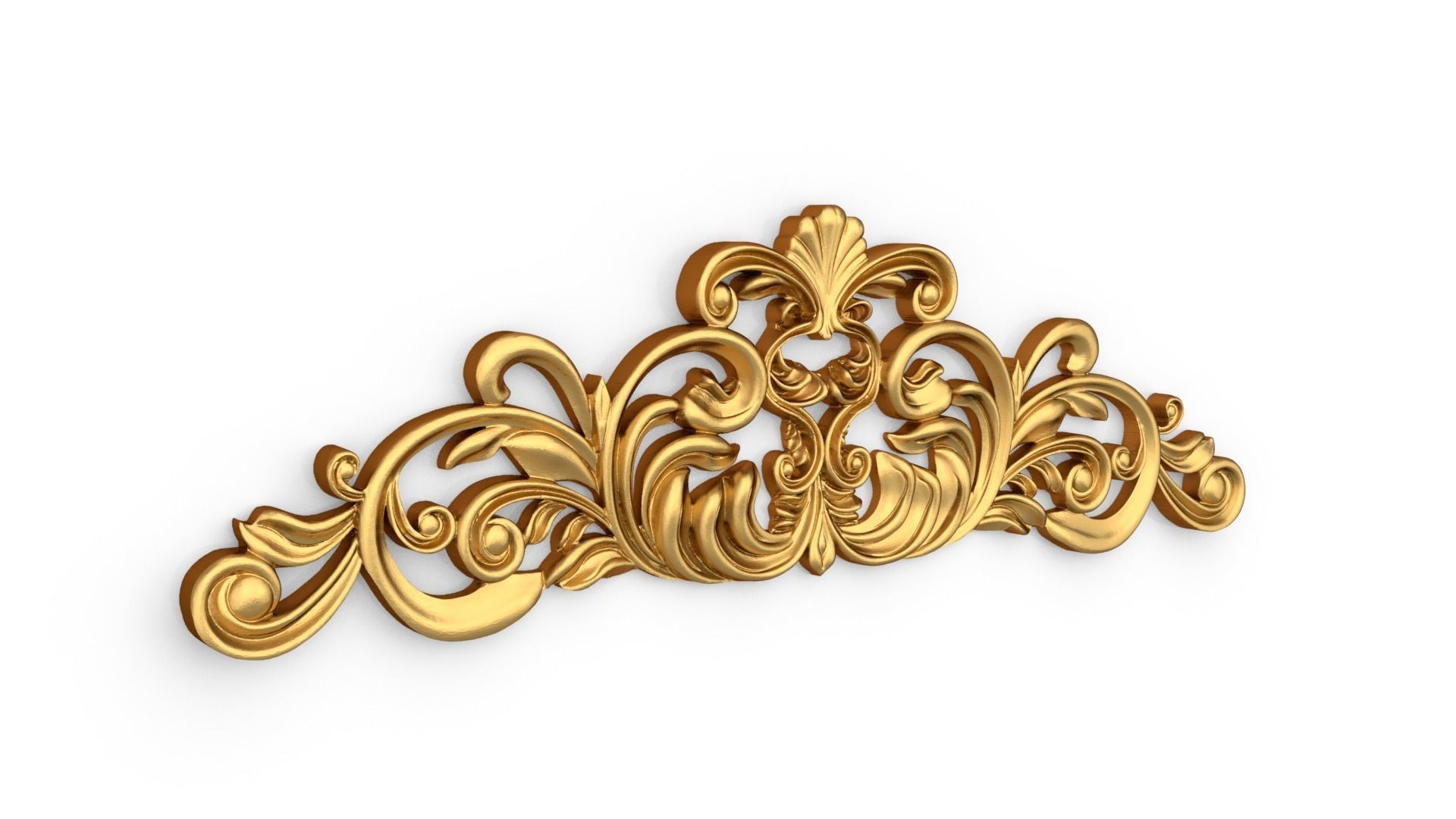Classic decor ornament 05 3D print model_1