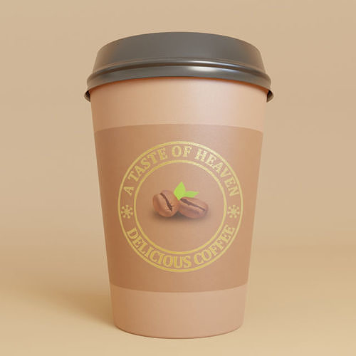 Disposable Coffee Cup Free 3D model