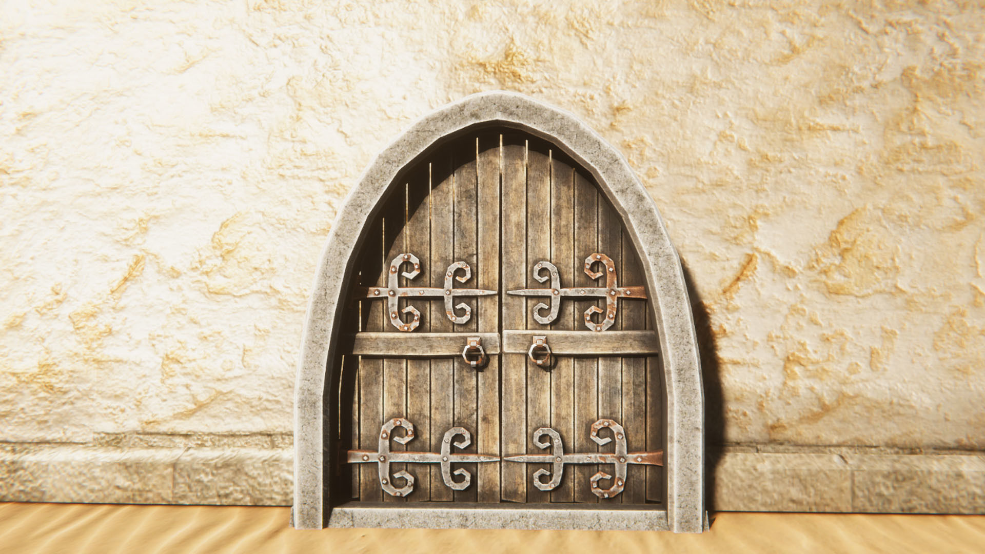 Medieval Props 2 Low-poly 3D model_7
