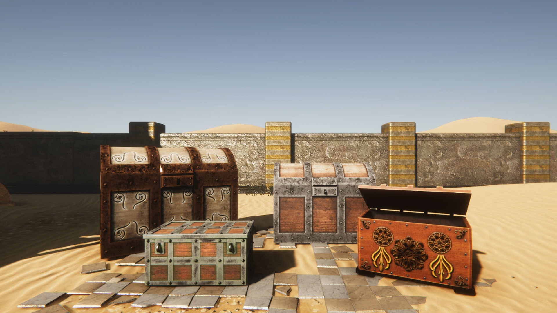 Medieval Props 2 Low-poly 3D model_1