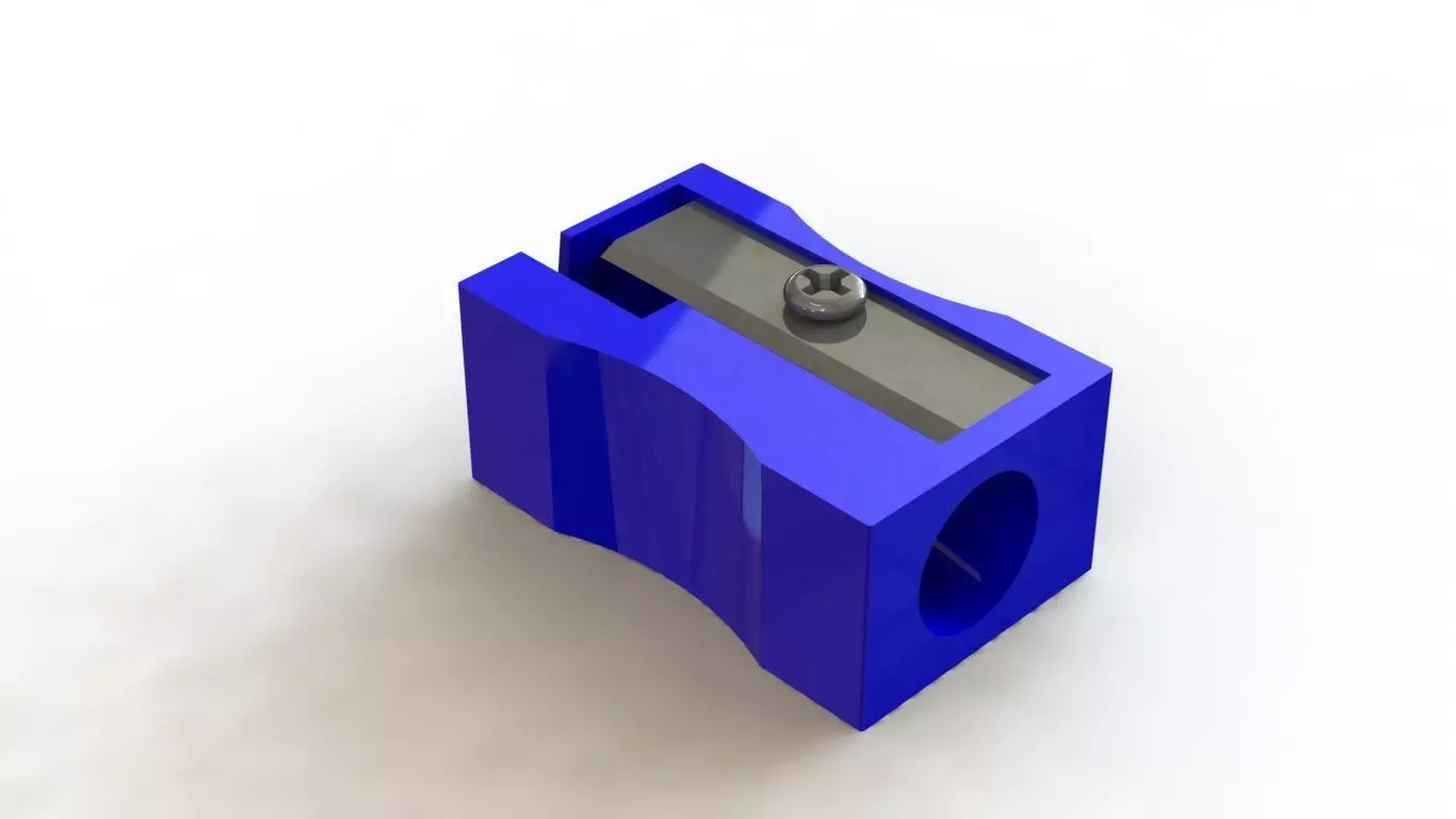 Pencil sharpener 3D print model