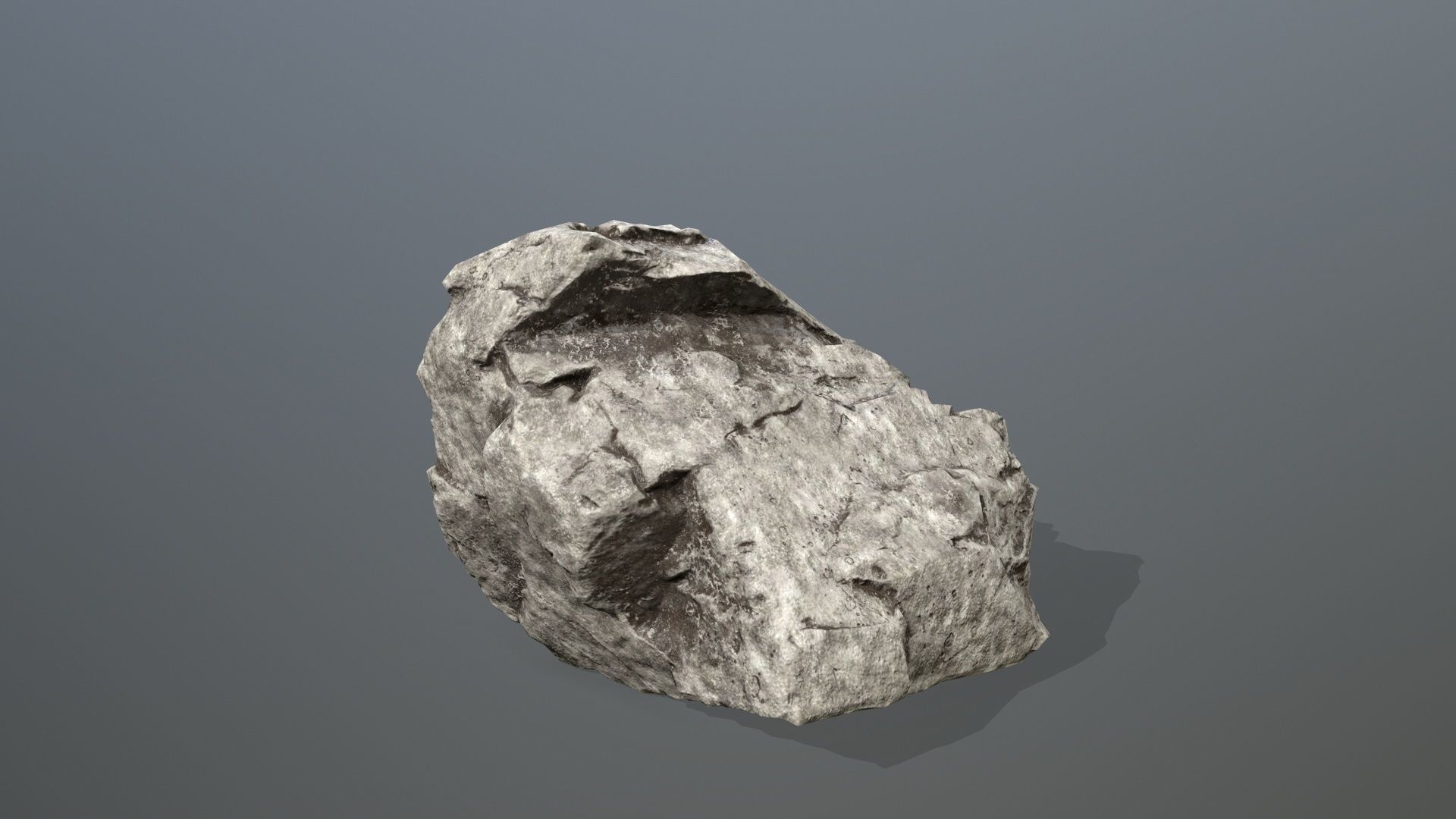 Rock Set Low-poly 3D model_17