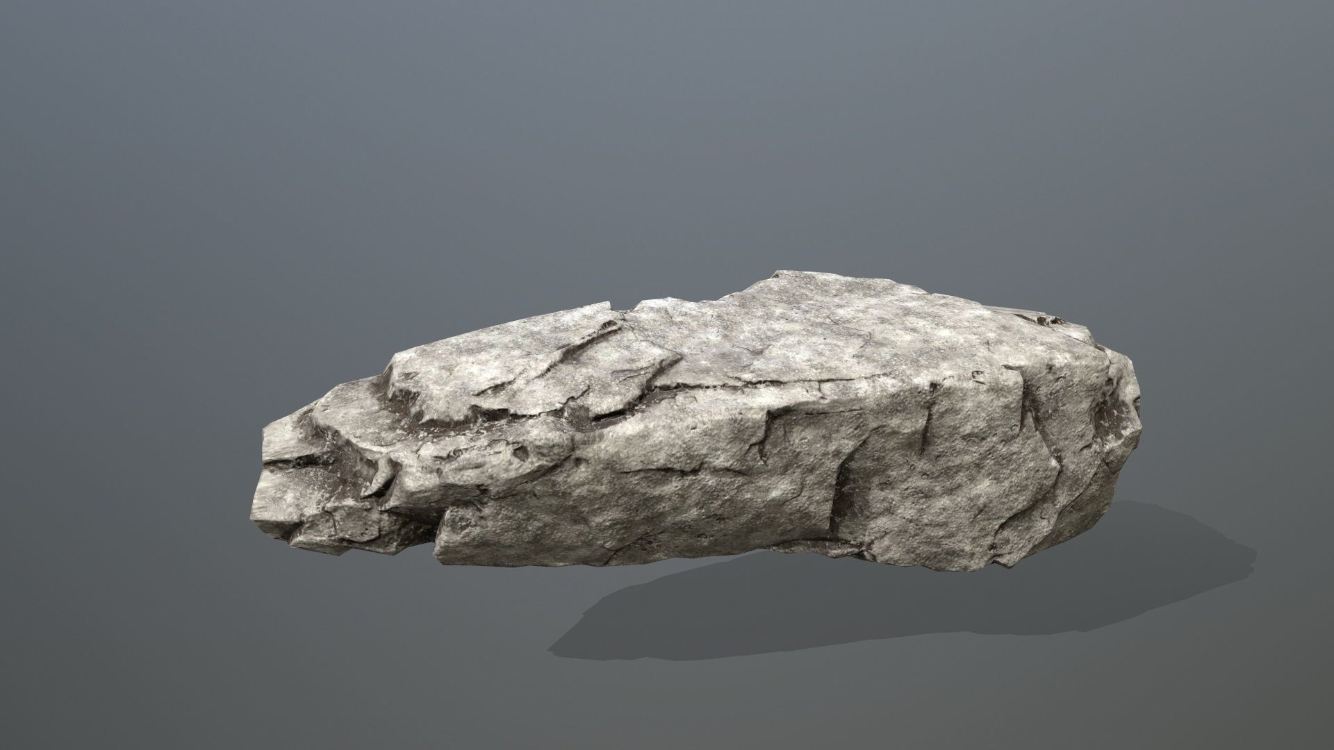 Rock Set Low-poly 3D model_16