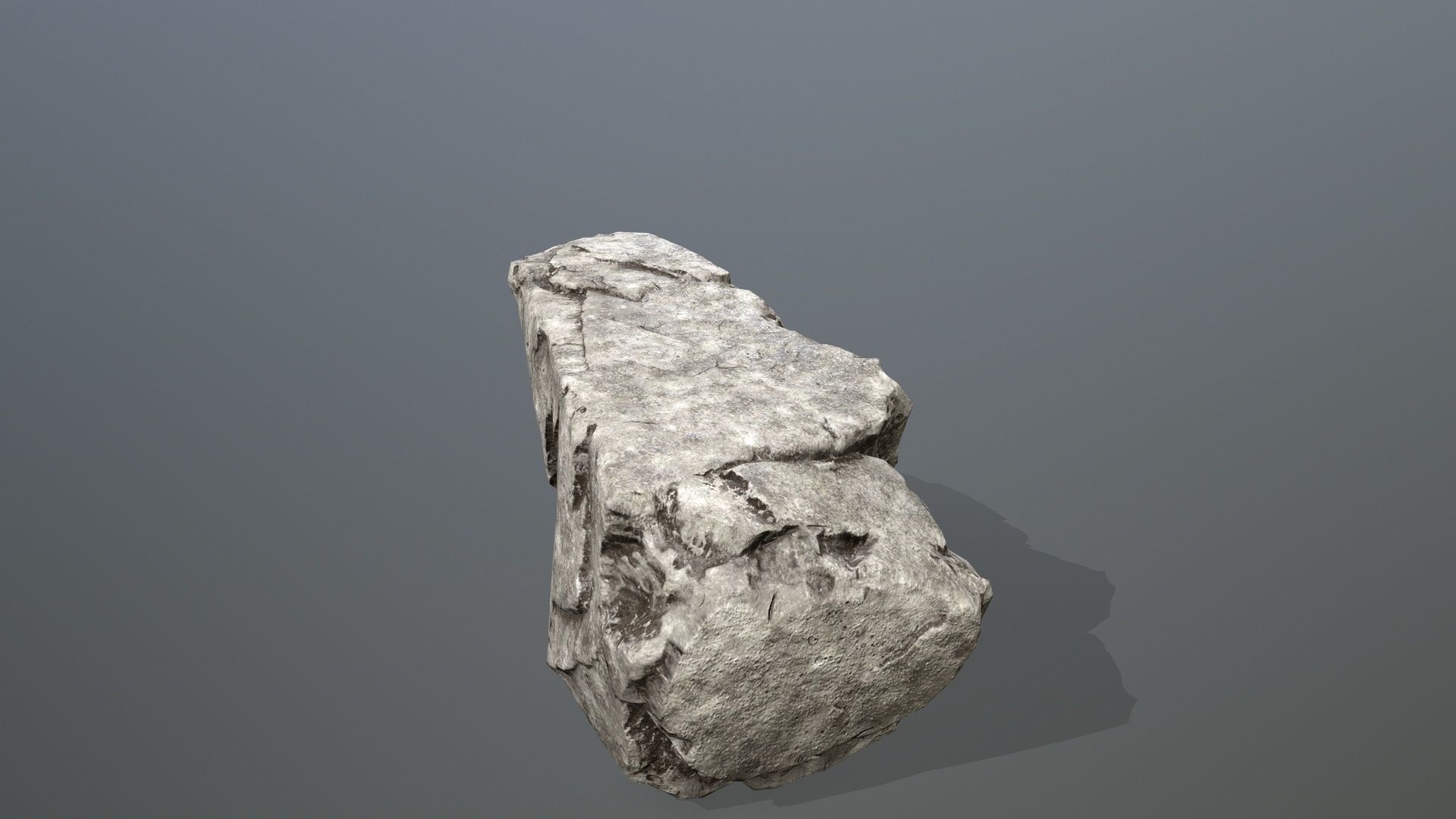 Rock Set Low-poly 3D model_15