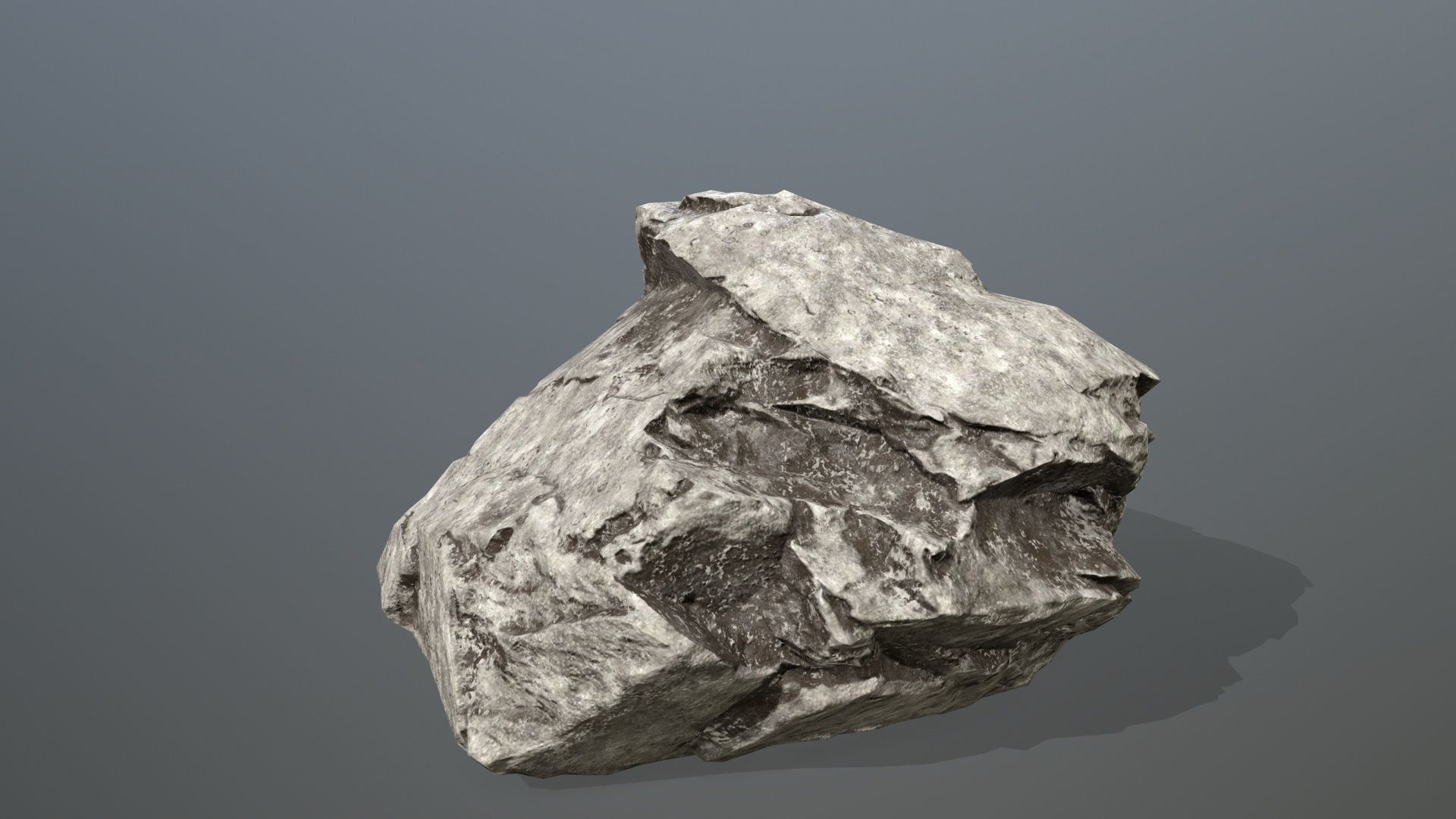 Rock Set Low-poly 3D model_19