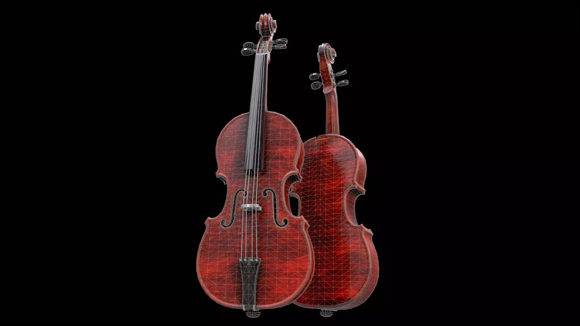 Musical instrument violin Free 3D model