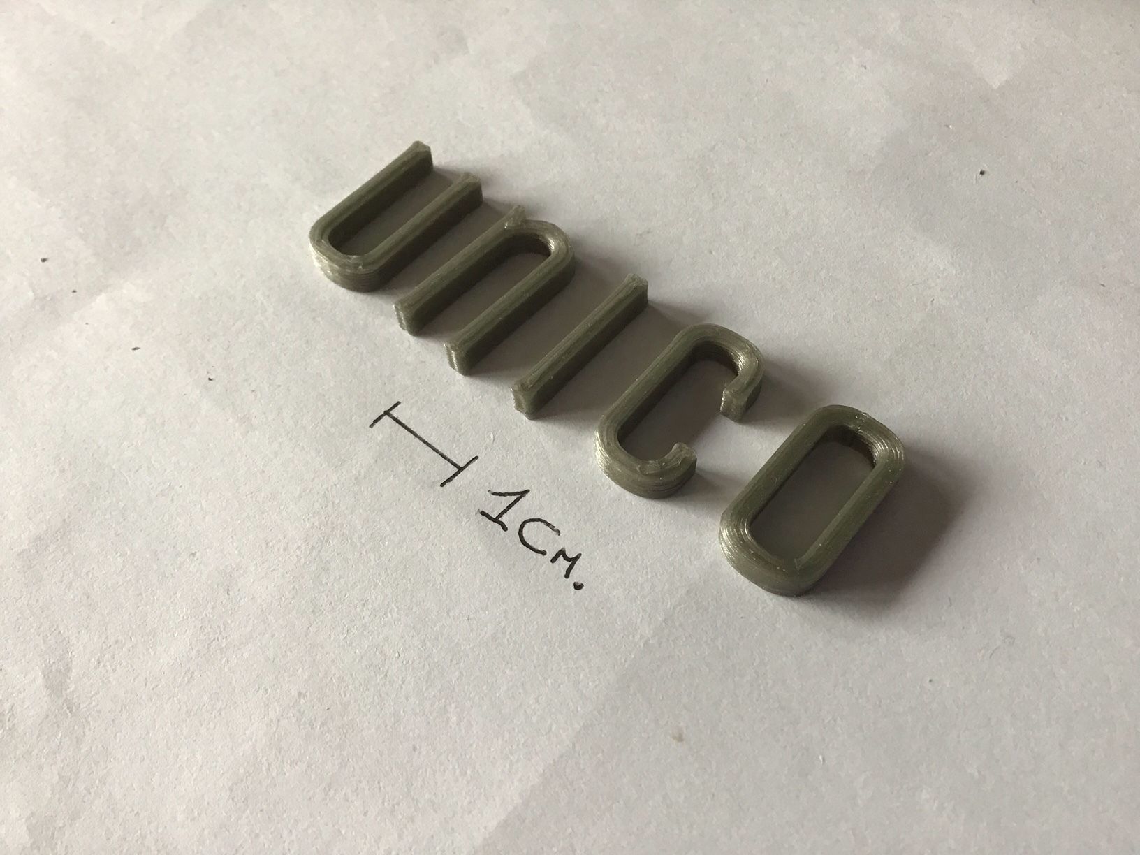 UNICO uppercase and lowercase 3D Letters STL FILE 3D print model_4