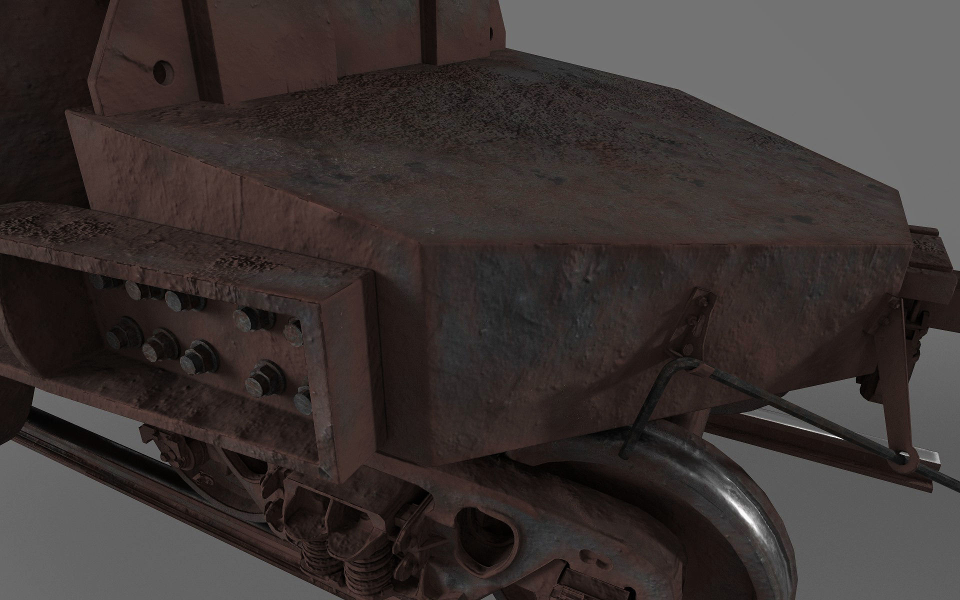 Ladle Car 3D model_6