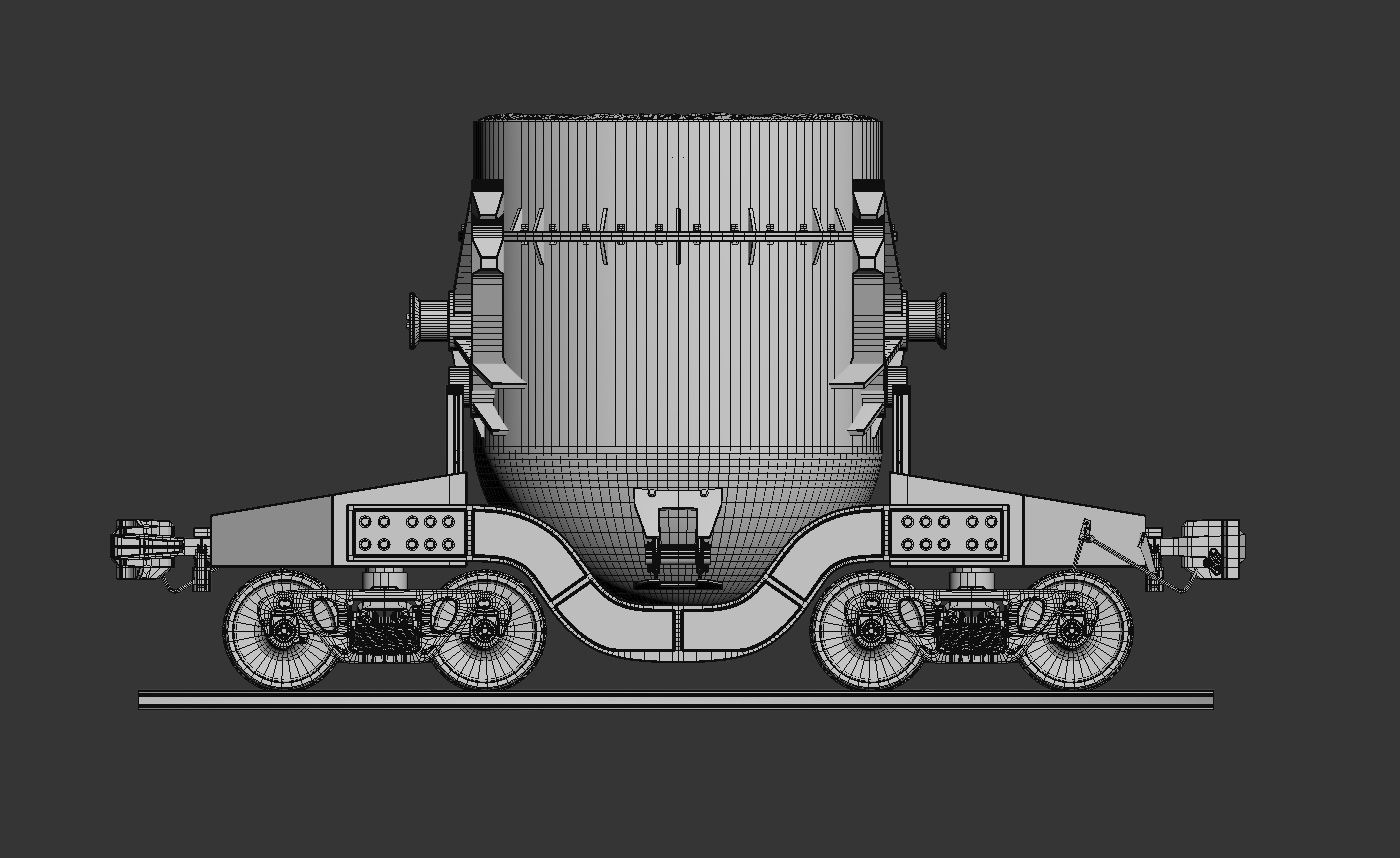 Ladle Car 3D model_10